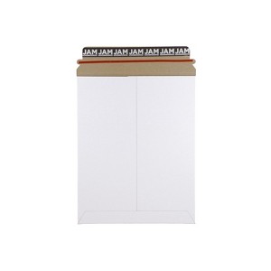 JAM Paper Stay-Flat Photo Mailer Stiff Envelopes w/Self-Adh Closure 9.75x12.25 5PSW - 1 of 3