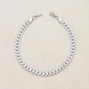 Pompeii3 Jean 8mm Anklet Silver Plated 10" Length - 3 of 4