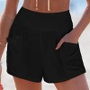 Women's High-Rise Cover-Up Shorts with Elastic Waistband - Cupshe - 2 of 4