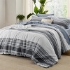 5/7 Pcs Bedding Set with Cationic Dyeing for Striking Double-Sided Contrast - 2 of 4