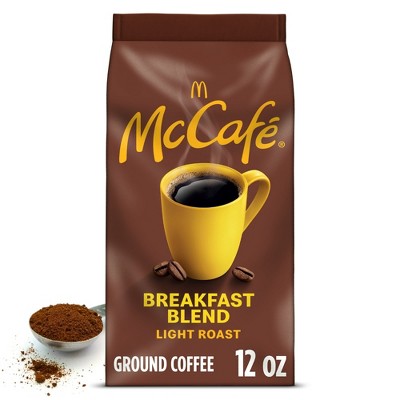 McCafe Breakfast Blend, Medium Roast, Ground Coffee, 12 oz, Pack of 2