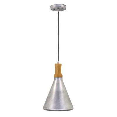 Yosemite Home Decor Gris Plateado Collection One Light Pendant