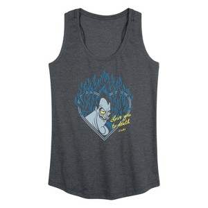 Women's - Disney Villains - Love You To Death Graphic Racerback Tank - 1 of 4