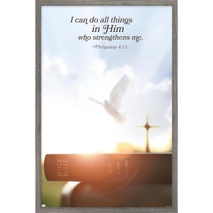 Trends International Philippians 4:13 Framed Wall Poster Prints - 1 of 4