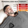 LifePro Far Infrared Sauna Blanket - Large Gray Portable Home Relaxation Sauna with Adjustable 77–176°F Temperature Range - 4 of 4