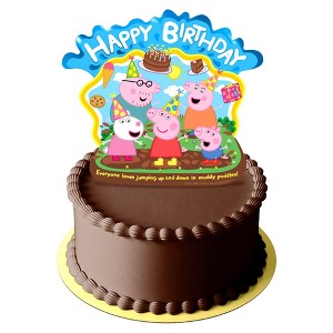 Treasures Gifted Peppa Pig Cake Topper - Peppa Pig Party Supplies - 1 of 1