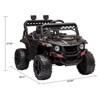 12V Ride On UTV, Kid Electric Powered Wheel Vehicle for Toddlers with Parental Remote Control, 4 Wheels Spring Suspension - 2 of 4