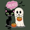 Juniors Womens Lost Gods Halloween Treat Friends Festival Muscle Tee - 2 of 4