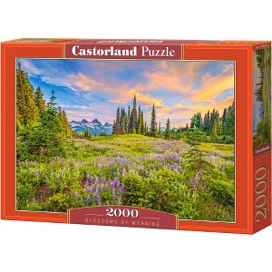2000 Piece Jigsaw Puzzle, Blossoms of Morning, Landscape puzzles, Meadow, Mountain view, Adult Puzzle, Castorland C-200863-2 - 1 of 4