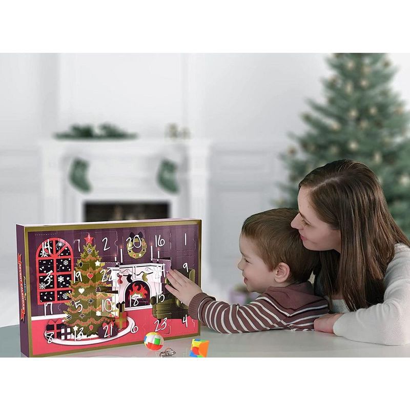 Fun Little Toys Christmas Advent Calendar Metal Wire Puzzle Geometry Puzzle, 3 of 8