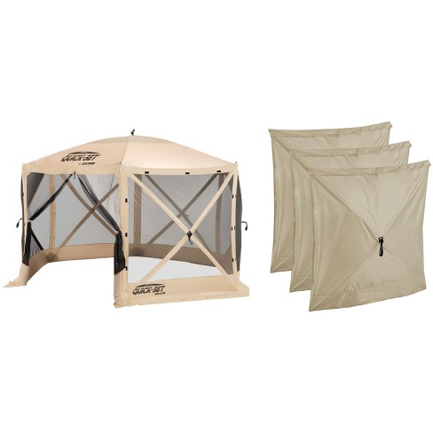 Portable Pop Up Tan Tent