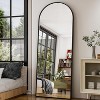 BEAUTYPEAK 71"x26" Arched Full Length Mirror with Stand, Wall Mounted Floor Mirror or Leaning Mirror for Bedroom or Living Room - 2 of 4