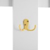 NicBex 23.6 inch Hall Tree for Hallway,4-in-1 Design Coat Racks with 8 Gold Hooks and Legs,Entryway Furniture for Hallway,Living Room,Bedroom - 4 of 4