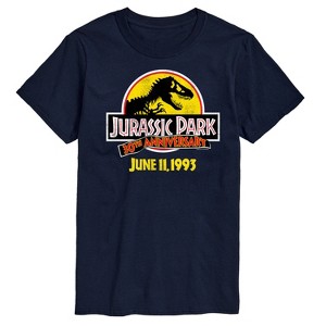 Men's - Jurassic Park - 30Th Logo Short Sleeve Graphic T-Shirt - 1 of 3