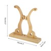 Unique Bargains Detachable Durable Round Fan Style Fan Display Stand 1 Pc - 3 of 4