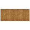 vidaXL Garden Raised Bed Rusty Corten steel 78.7 x 31.5 x 31.5 in - 4 of 4