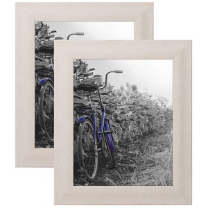 Americanflat 2 Pack Picture Frame with polished glass - Available in a variety of Sizes and Colors - 1 of 4
