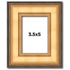 PosterPalooza | Photo Size Traditional Gold Picture Frame - UV Acrylic, Foam Board Backing, Hanging Hardware - 2 of 4