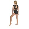 Girl's Leotard Danz N Motion Yasmin 23113C Cap Sleeve Lace and Cross Back - 3 of 4