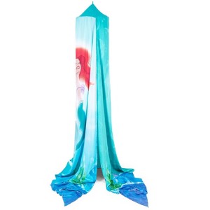 Ukonic Disney The Little Mermaid Ariel Ceiling Bed Canopy | Hanging Curtain Netting - 1 of 4