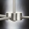 Urban Ambiance Luxury Minimalist Indoor Chandelier,  5-7/8''H x 50"W x 50''D,  Brushed Nickel Finish, UHP4980 - 4 of 4