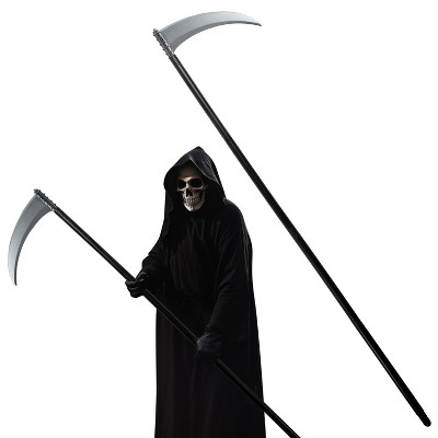 Joyfy Halloween Grim Reaper Scythe Accessories 52 inch Grim Reaper's Weapon for Halloween Party, Pretend Play Costume
