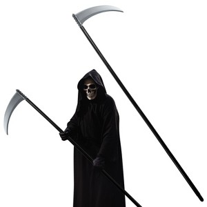Joyfy Halloween Grim Reaper Scythe Accessories 52 inch Grim Reaper's Weapon for Halloween Party, Pretend Play Costume - 1 of 4