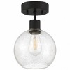 Access Lighting Port Nine 1 - Light Flush Mount in  Matte Black - 4 of 4