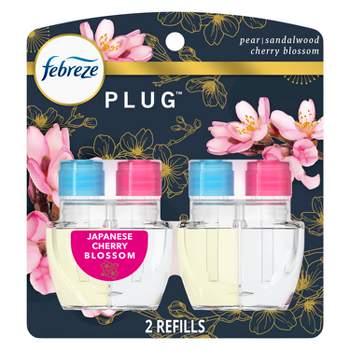 Febreze Dual Plug Air Freshener Refill Japanese Cherry Blossom Plug - 1.75 fl oz/2pk
