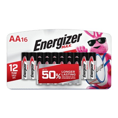 Energizer Max AA Batteries 16pk Alkaline Battery