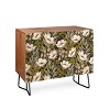 Avenie Floral Meadow Spring Green Walnut Credenza - Deny Designs - 2 of 3
