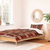 Twin Christmas Tartan Duvet Set Green/Red - Deny Designs - 2 of 4