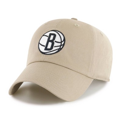 NBA Brooklyn Nets Khaki Clean Up Hat