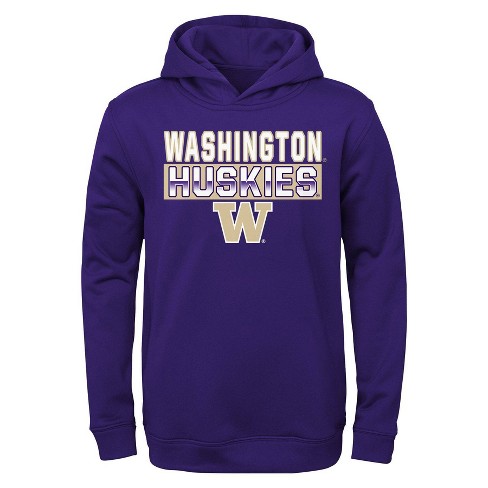 Ncaa Washington Huskies Toddler Boys' Poly Hooded Sweatshirt : Target