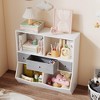 Kids Bookshelf and Bookcase Toy Storage Multi Shelf with Cubby Organizer Cabinet and Drawers for Boys Girls, for Children'S Room, Playroom, Hallway - 2 of 4