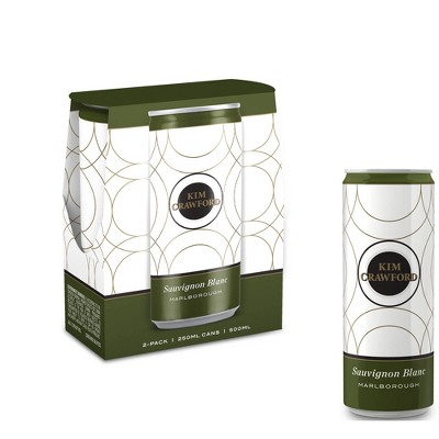 Kim Crawford Sauvignon Blanc White Wine - 2pk/250ml Cans