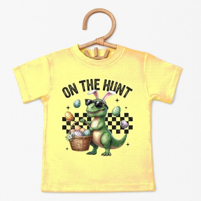 The Juniper Shop On The Hunt Dino Toddler Short Sleeve Tee