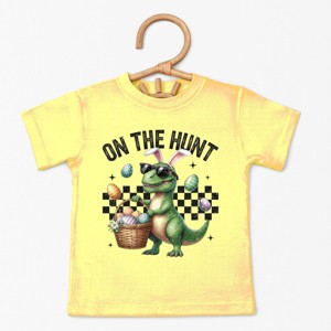 The Juniper Shop On The Hunt Dino Toddler Short Sleeve Tee - 1 of 4
