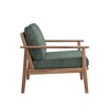 New Classic Furniture,Ashton Wood/Fabric Patio Club Chair in Green (Set of 2) - 3 of 4