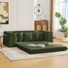 Sapphtopaz 82.25" 2-in-1 Couches for Living Room Convertible Sofa Bed Pull Out Sleeper Couch with 5 Pillows&Cup Holders Couch Bed for Bedroom - 4 of 4