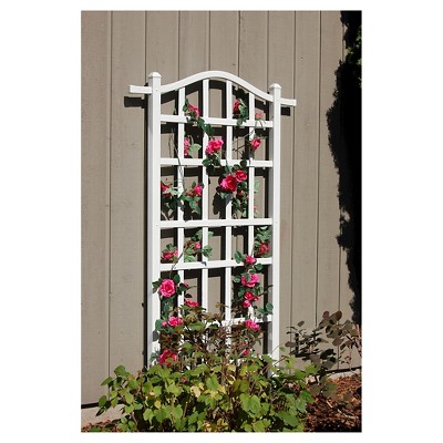 75" Melrose Vinyl Trellis - White - Dura-Trel