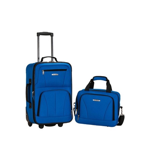 American Tourister Phenom Softside Carry On Spinner Suitcase - Blue