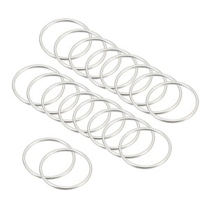 Unique Bargains DIY Craft Copper Jewelry Making Versatile Earring Beading Hoops 30 Pcs - 1 of 4