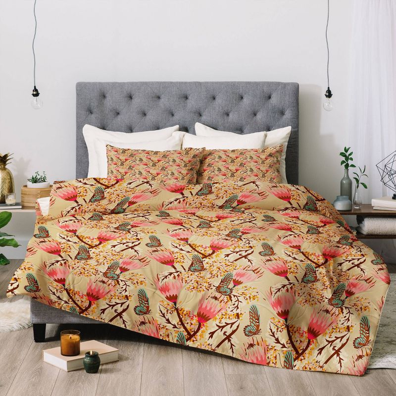 Holli Zollinger Madamoiselle Temple Butterfly Comforter Set - Deny Designs, 3 of 8