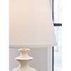 Signature Design by Ashley (Set of 2) Dorcher Table Lamps Antique Gray/Beige: Cotton Shade, Metal Body, UL Listed - 3 of 4