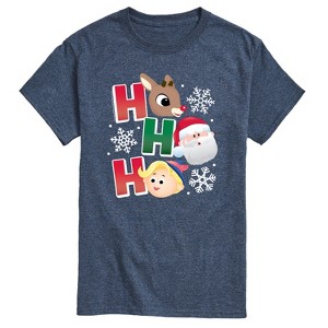 Men's - Rudolph - Rudolph Ho Ho Ho Short Sleeve Graphic T-Shirt - 1 of 4