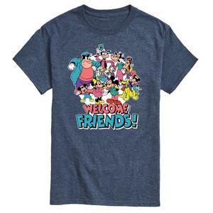 Men's - Disney - Welcome Friends Short Sleeve Graphic T-Shirt - 1 of 4