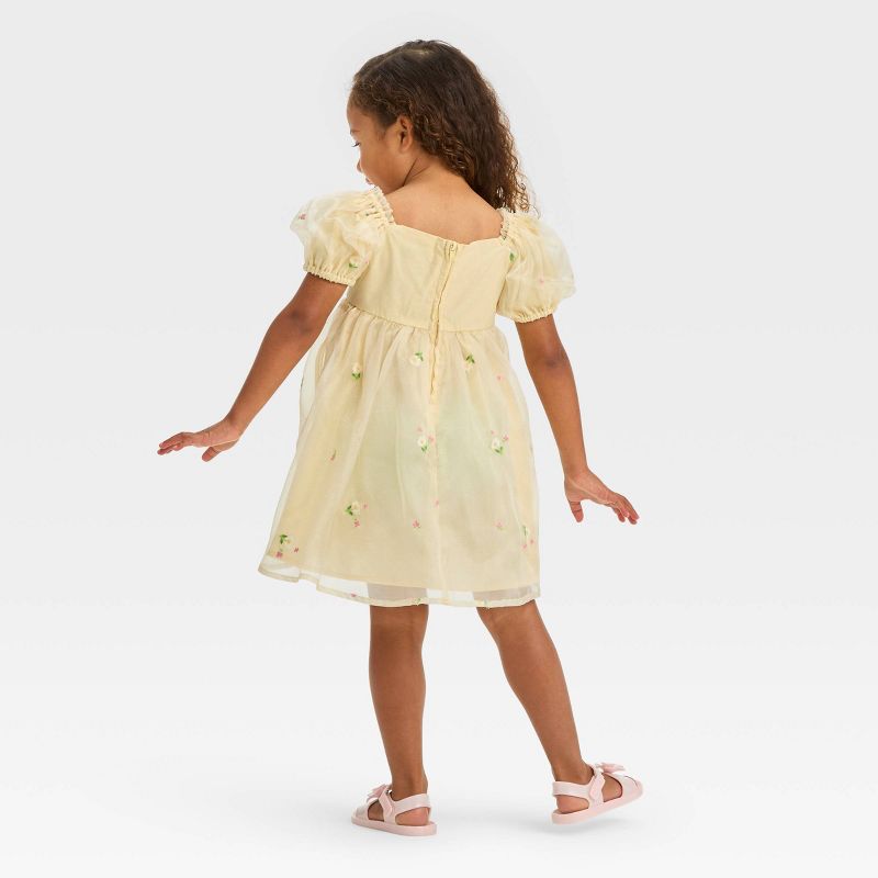 Toddler Girls' Audrey Camille Tutu Dress - Light Yellow, 2 of 4