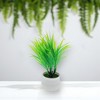 Unique Bargains Artificial Plants Plastic Green 2.76"x2.76"x5.51" 1 Pc - 2 of 4