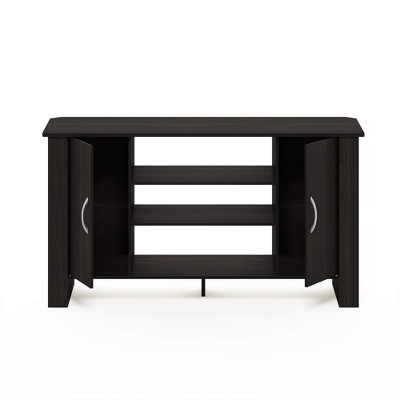 Espresso Theater-Inspired TV Stand with Concealed Storage